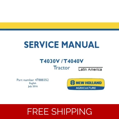 NEW HOLLAND T4030V , T4040V TRACTOR SERVICE REPAIR MANUAL LTM NEW HOLLAND T4030V , T4040V TRACTOR SERVICE REPAIR MANUAL LTM